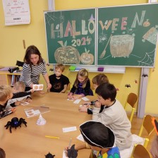 Oslava HALLOWEENU ZŠ společně s dětmi z MŠ