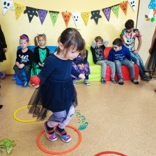 Oslava HALLOWEENU ZŠ společně s dětmi z MŠ