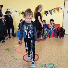 Oslava HALLOWEENU ZŠ společně s dětmi z MŠ